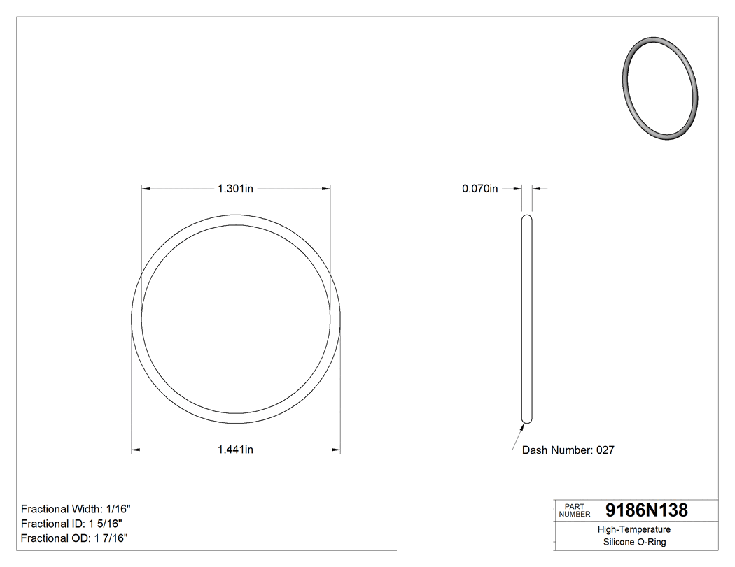Technical drawing - 9186N138